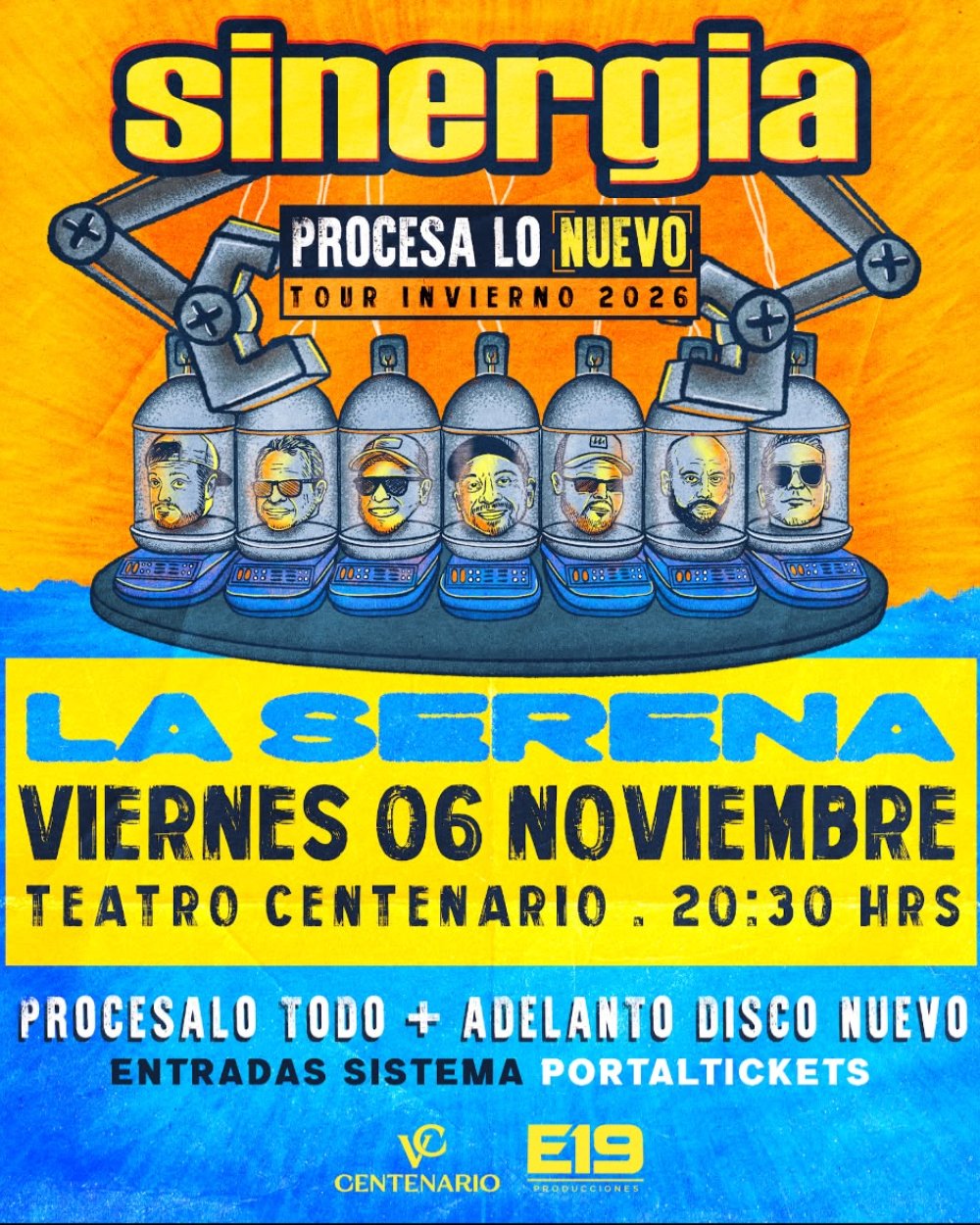 Flyer SINERGIA EN TEATRO VIVE CENTENARIO