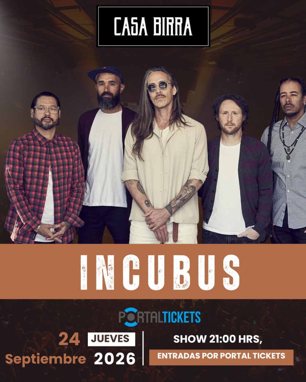 TRIBUTO INCUBUS EN CASA BIRRA, TEMUCO