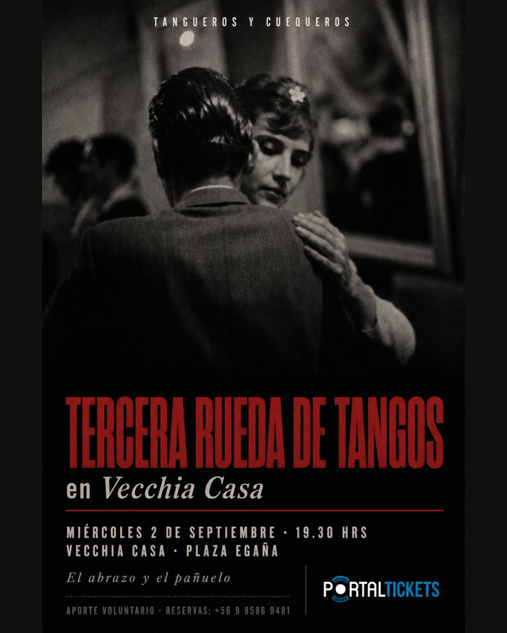 TERCERA RUEDA DE TANGOS EN VECCHIA CASA