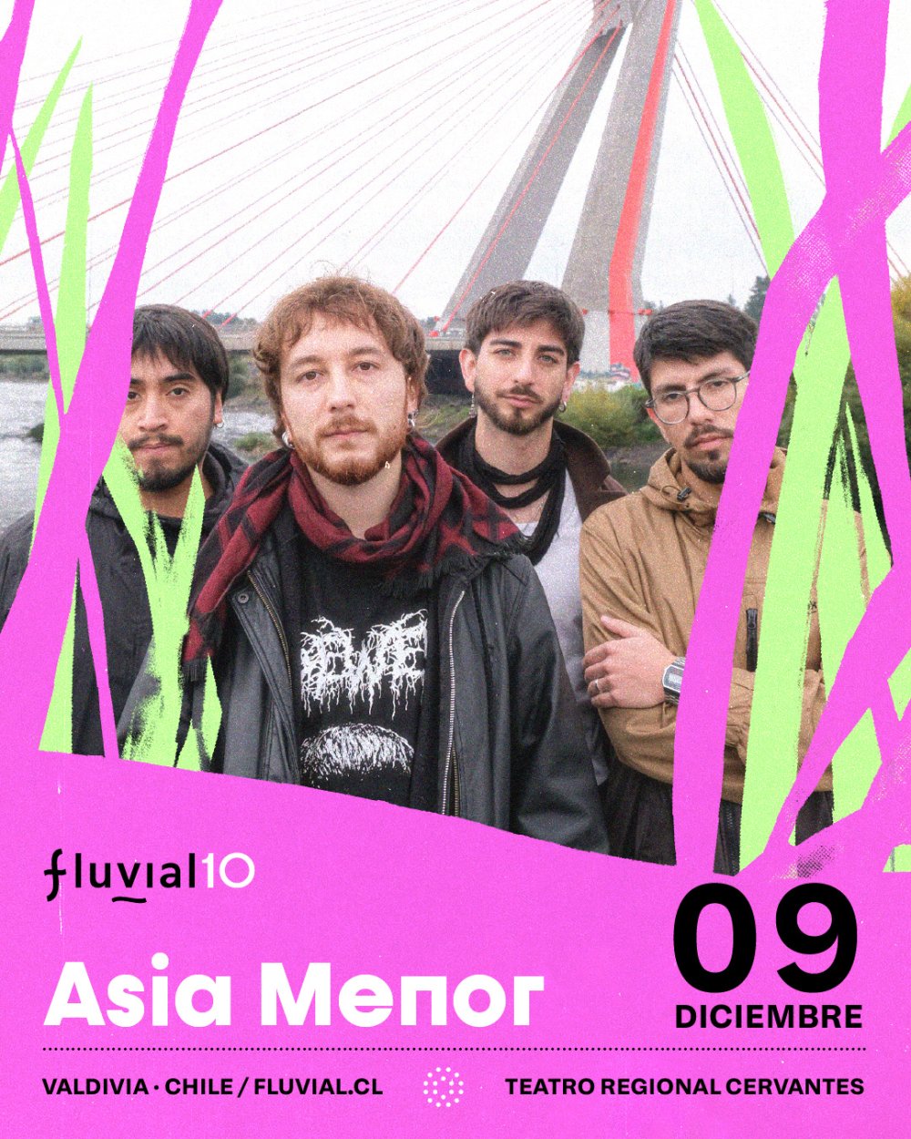 FLUVIAL 2026: TEATRO CERVANTES: ASIA MENOR + CHINI.PNG + DOLORIO & LOS TUNANTES