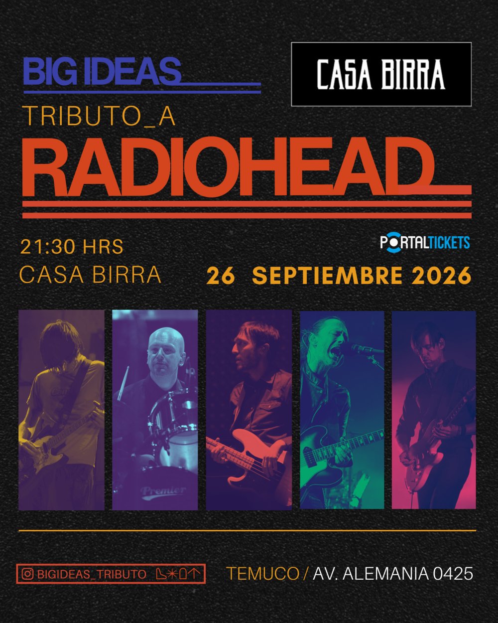 TRIBUTO RADIOHEAD EN CASA BIRRA, TEMUCO