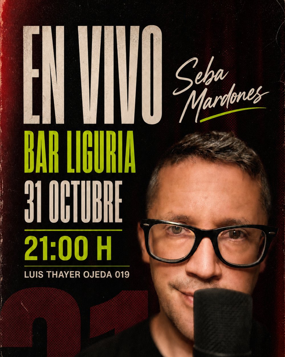 SEBA MARDONES EN BAR LIGURIA LUIS THAYER
