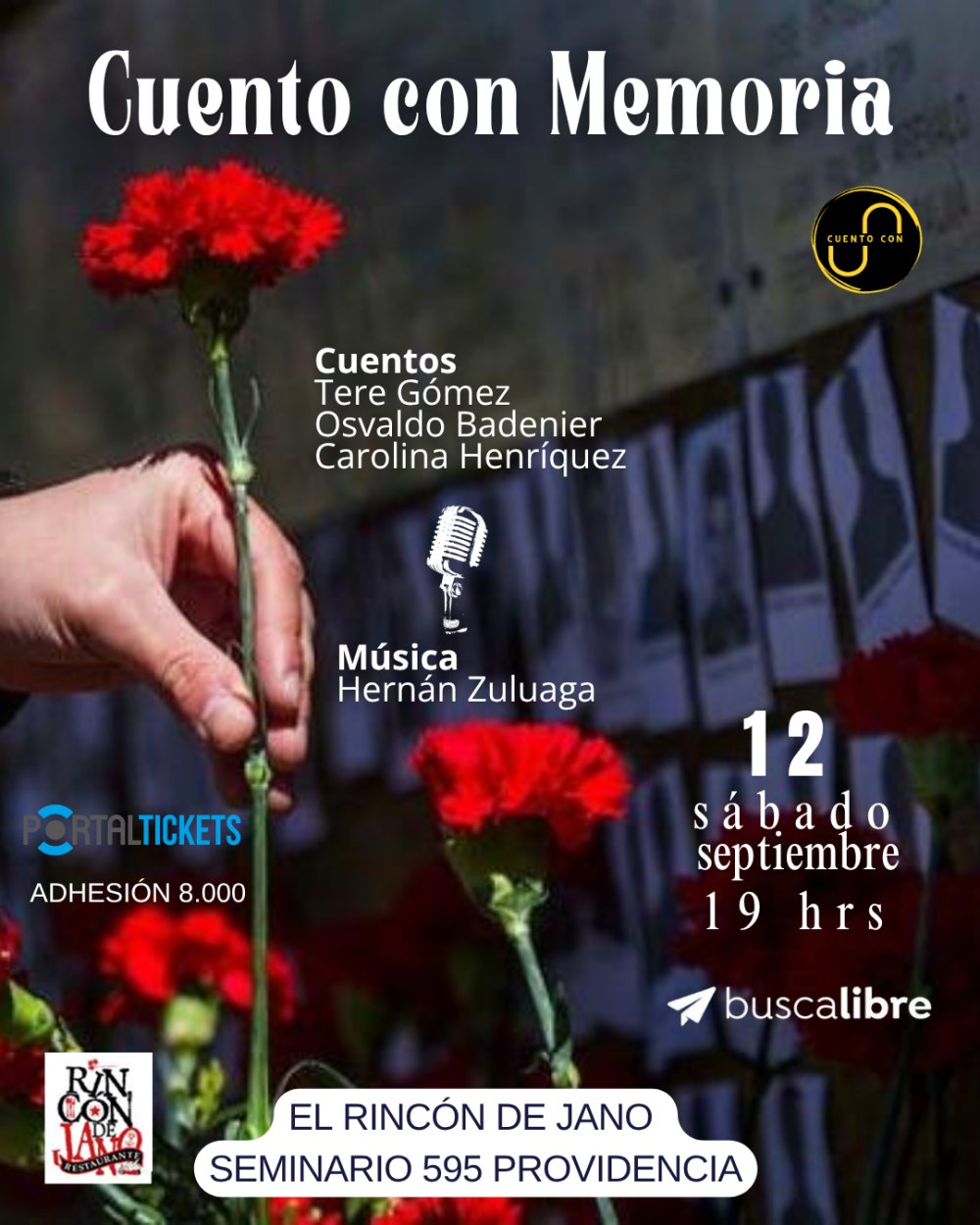 Providencia te invita a la narración de Cuento con Memoria gratis