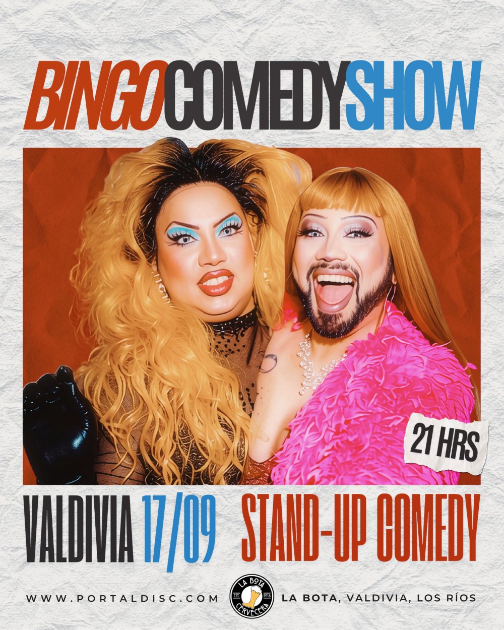 ¿Valdivia qué show de comedia tiene para ver en Isla Teja?