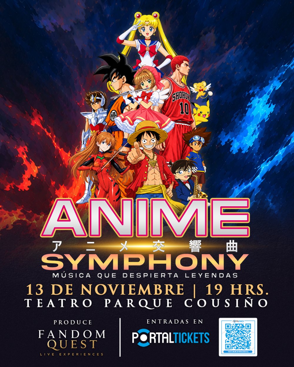 ANIME SYMPHONY EN TEATRO PARQUE COUSIÑO