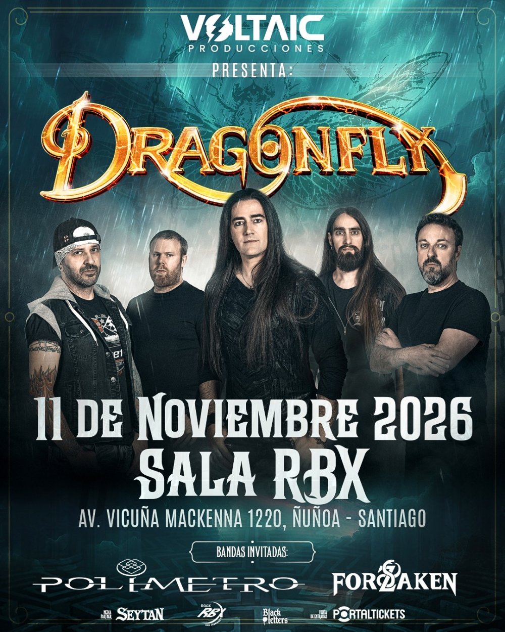 DRAGONFLY: GIRA SUDAMERICANA EN SALA RBX: ROCK BAR EXPERIENCE