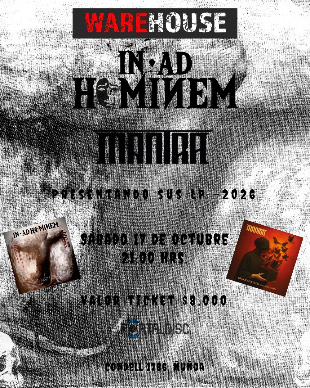 IN AD HOMINEM + MANTRA EN WAREHOUSE