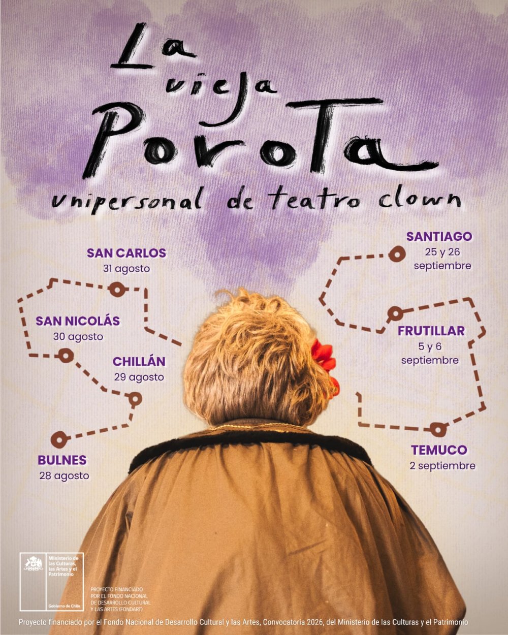 LA VIEJA POROTA EN CARPA TEATRO TRASHUMANTES, TEMUCO