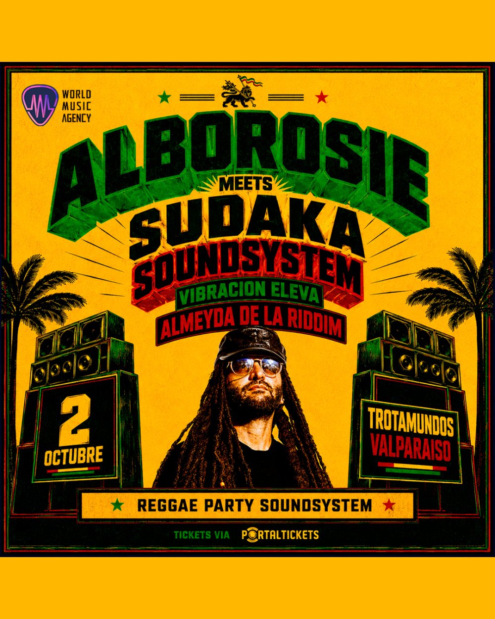 ALBOROSIE MEETS SUDAKA SOUND SYSTEM EN TROTAMUNDOS, VALPARAÍSO