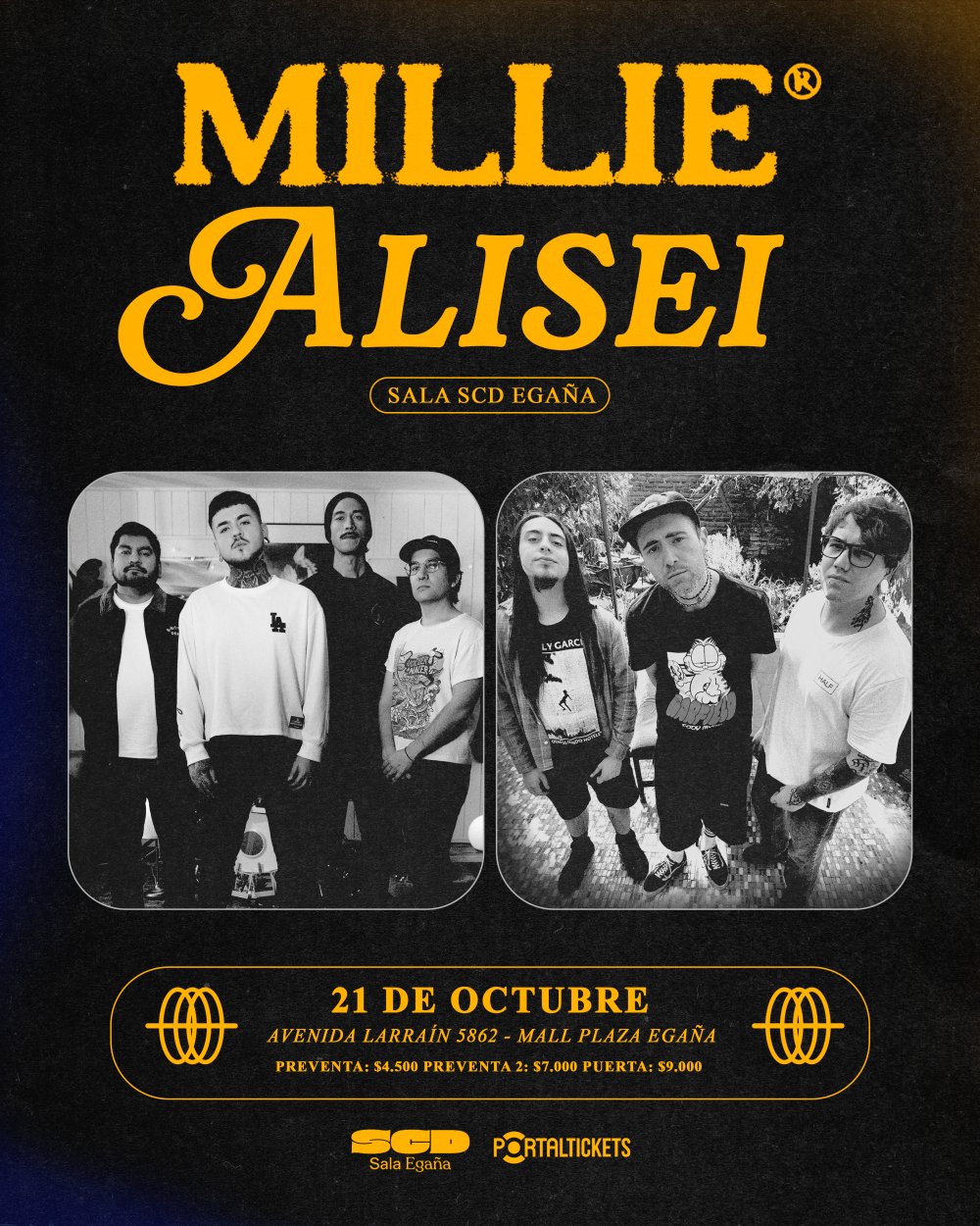 ALISEI + MILLIE ®️EN SALA SCD EGAÑA