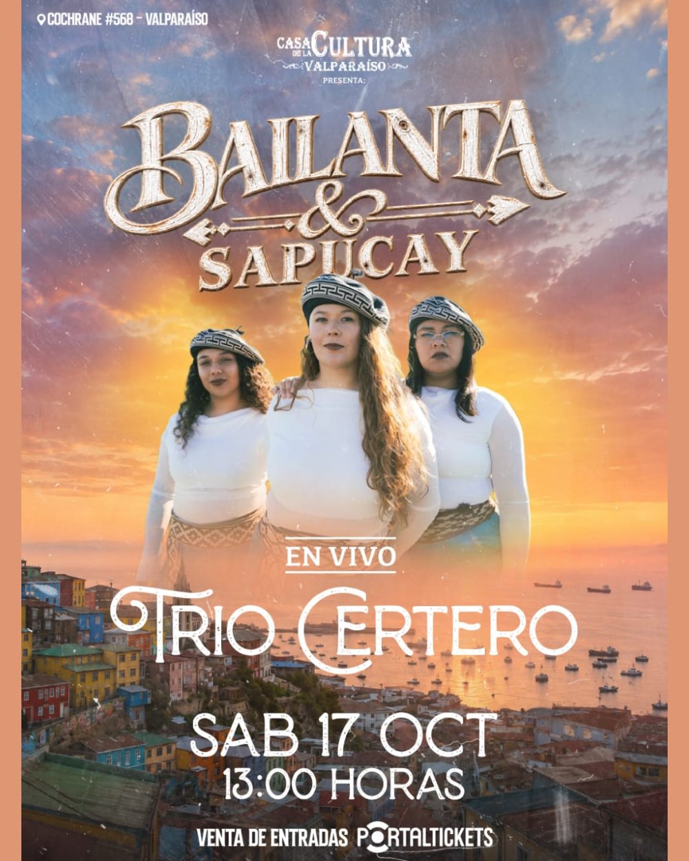 BAILANTA Y SAPUKAI EN CASA DE LA CULTURA VALPARAÍSO