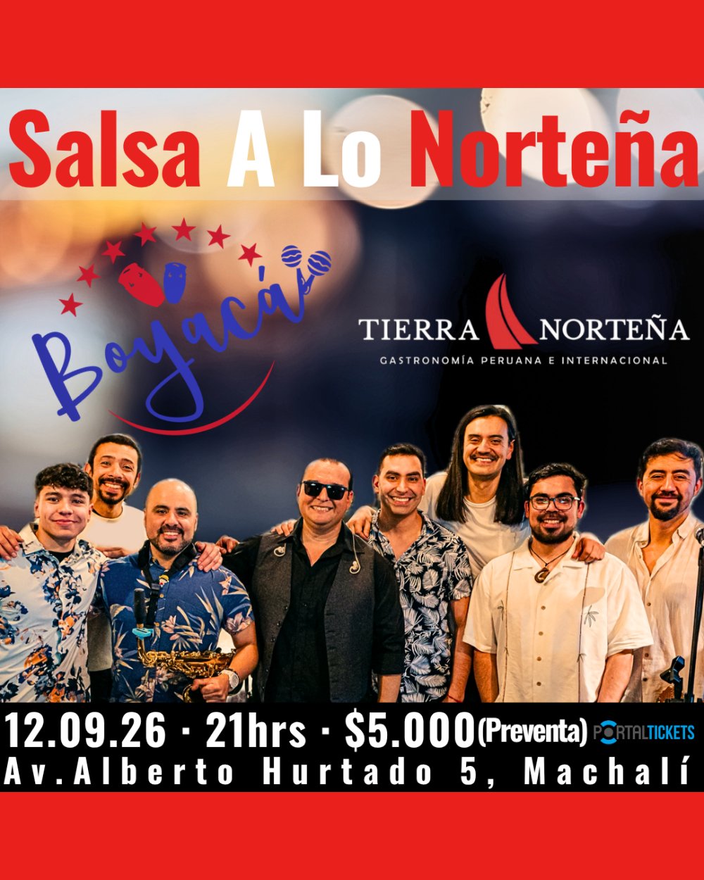SALSA A LO NORTEÑA EN TIERRA NORTEÑA, MACHALÍ