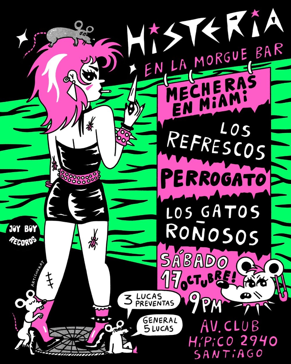 HISTERIA EN LA MORGUE BAR