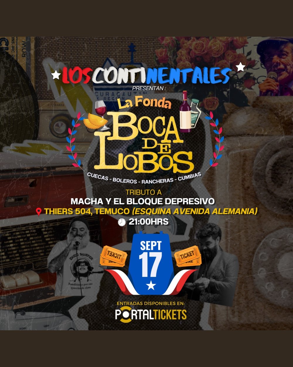 LOS CONTINENTALES: LA FONDA DE BOCA DE LOBOS, TEMUCO