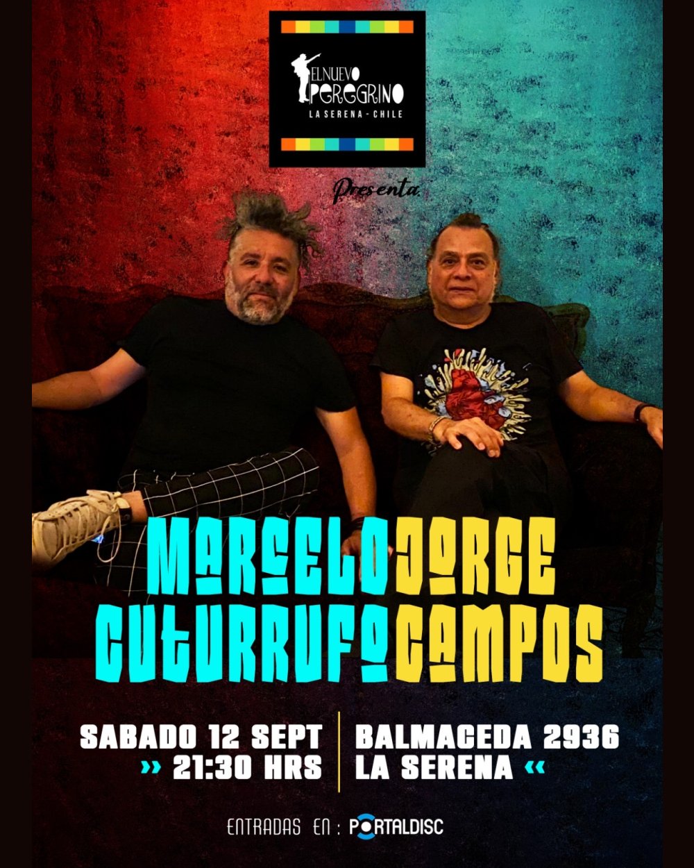 JORGECAMPOS + MARCELO CUTURRUFO EN EL NUEVO PEREGRINO, LA SERENA