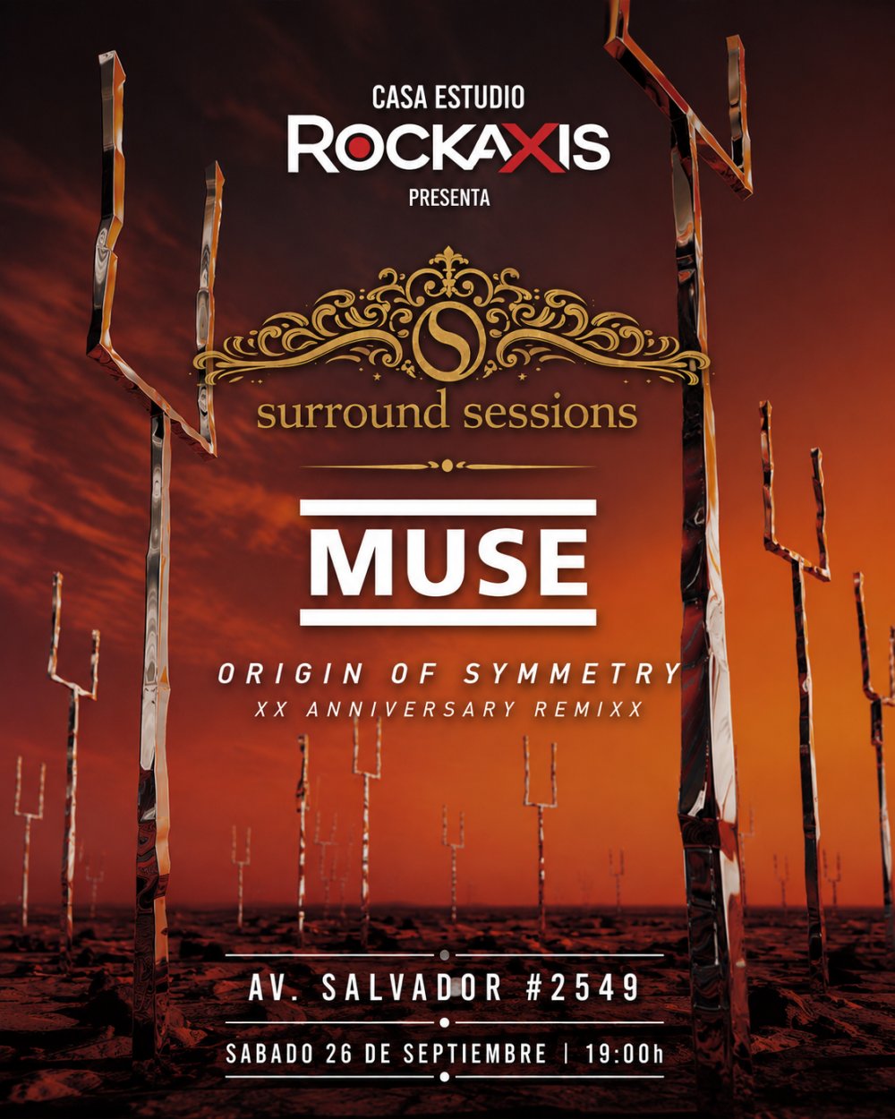 SURROUND SESSION: MUSE NIGHT 3 EN CASA ESTUDIO ROCKAXIS