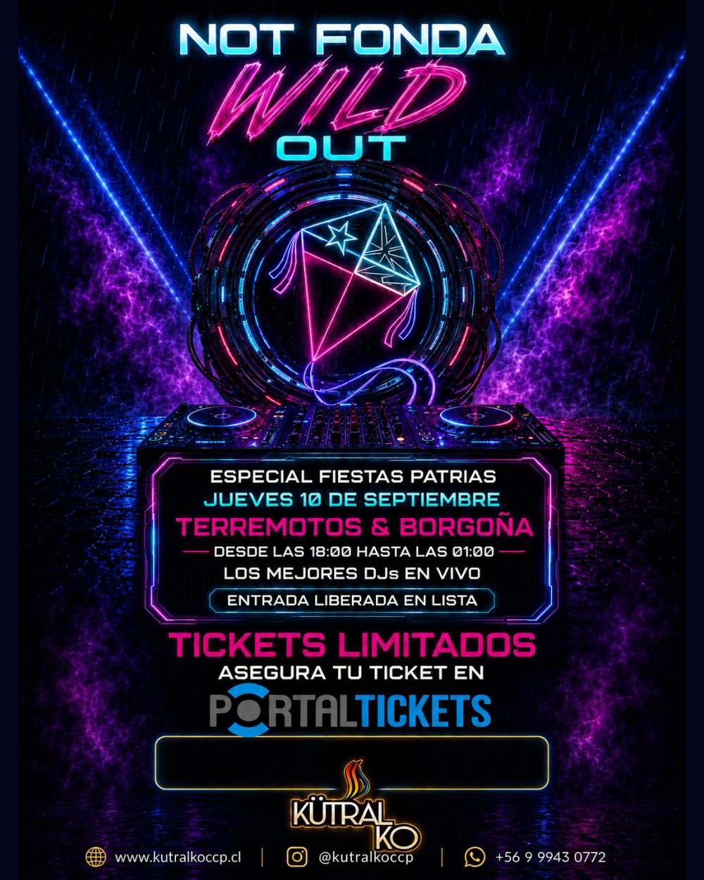¿Dónde en Concepción bailar electrónica gratis con Wild Out?