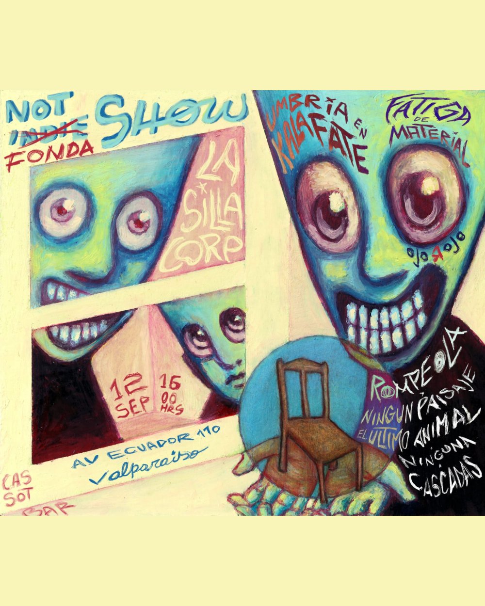 NOT FONDA SHOW EN CASSOT BAR, VALPARAÍSO