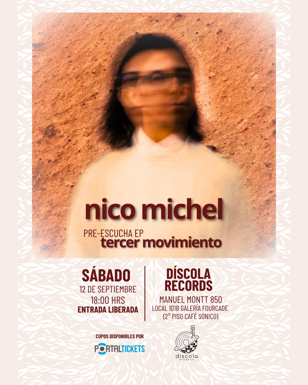 Temuco tiene adelanto exclusivo con la preescucha gratis de Nico Michel