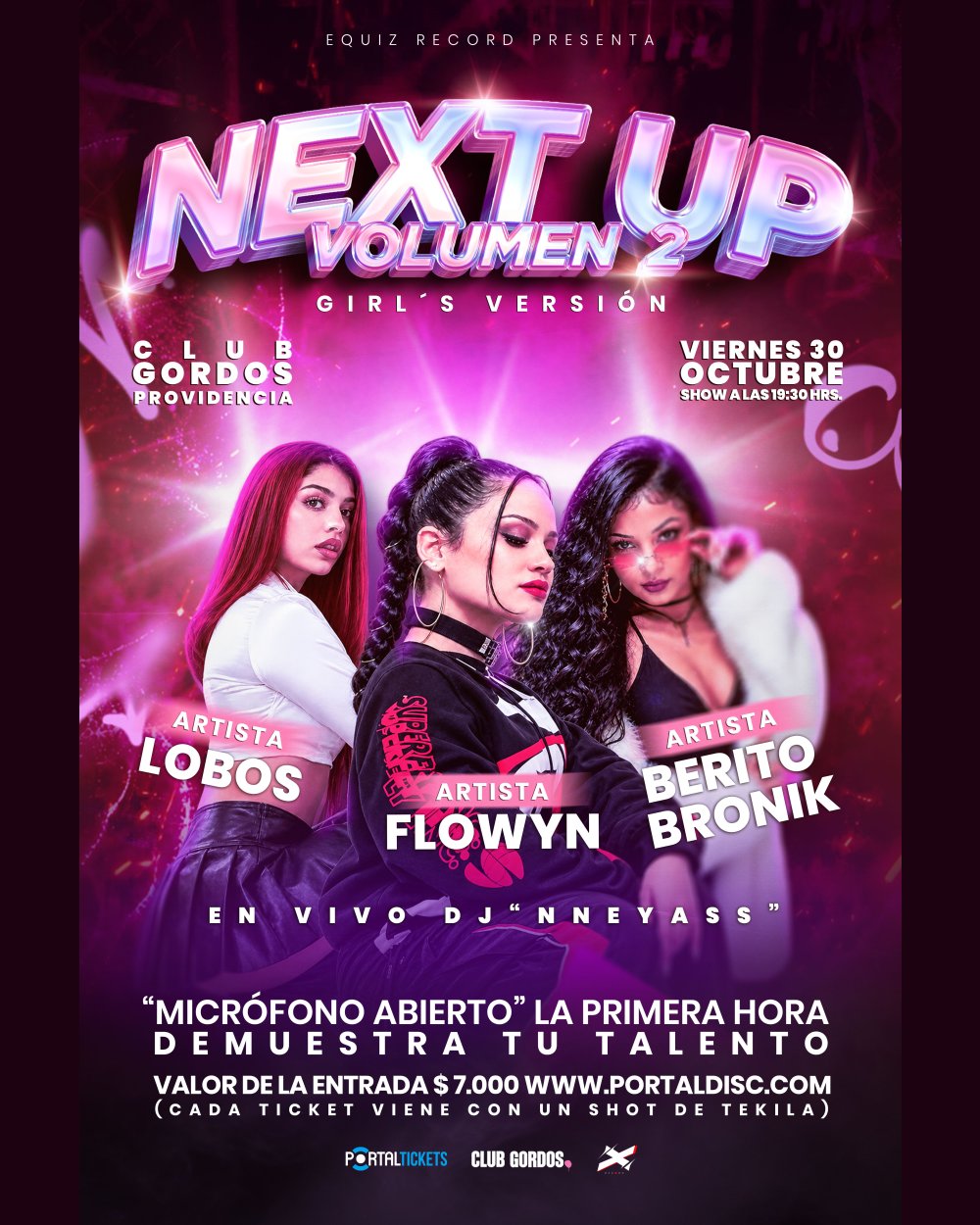 NEXT UP VOL.2 EN CLUB GORDOS