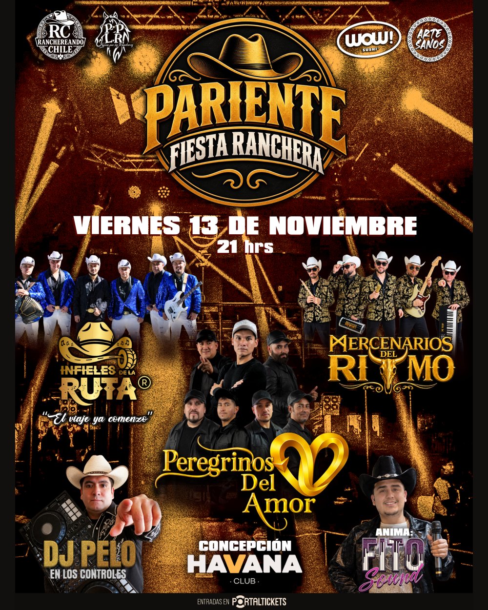 PARIENTE FIESTA RANCHERA EN HAVANA CLUB, CONCEPCIÓN