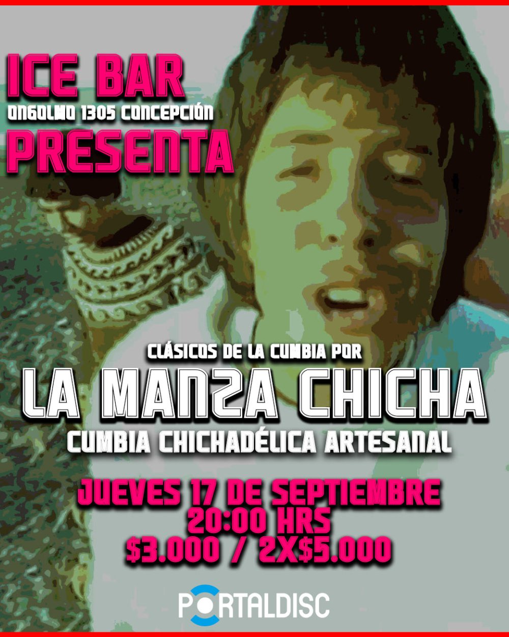 LA MANZA CHICHA EN ICE BAR, CONCEPCIÓN