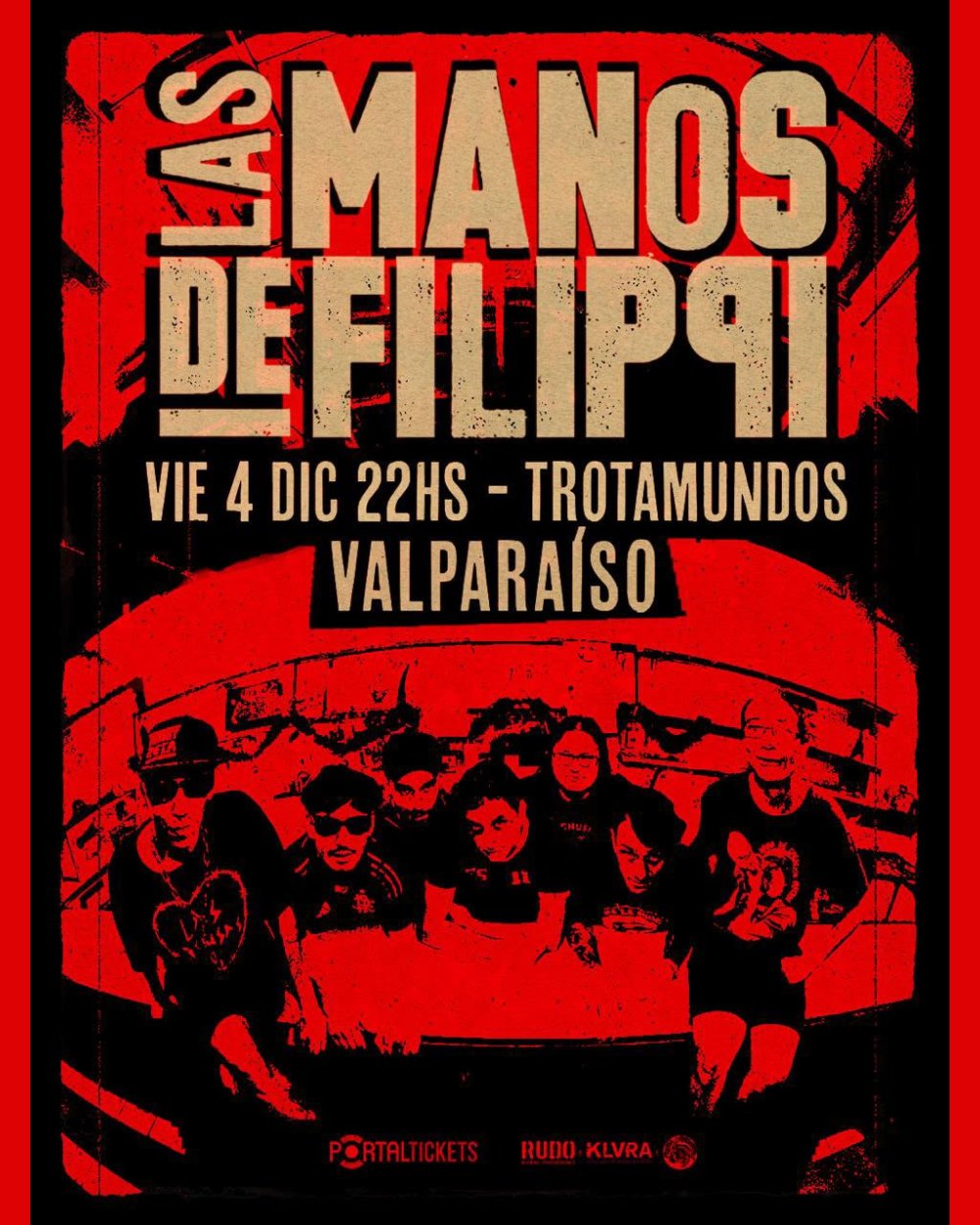 LAS MANOS DE FILIPPI EN TROTAMUNDOS, VALPARAISO