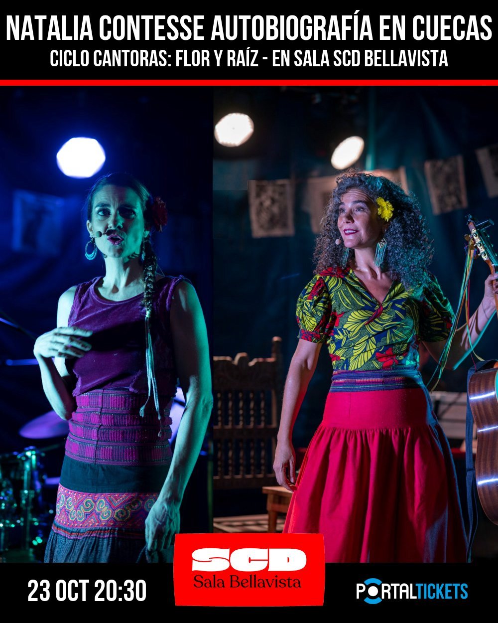 NATALIA CONTESSE: AUTOBIOGRAFÍA EN CUECAS - CICLO CANTORAS: FLOR Y RAÍZ EN SALA SCD BELLAVISTA