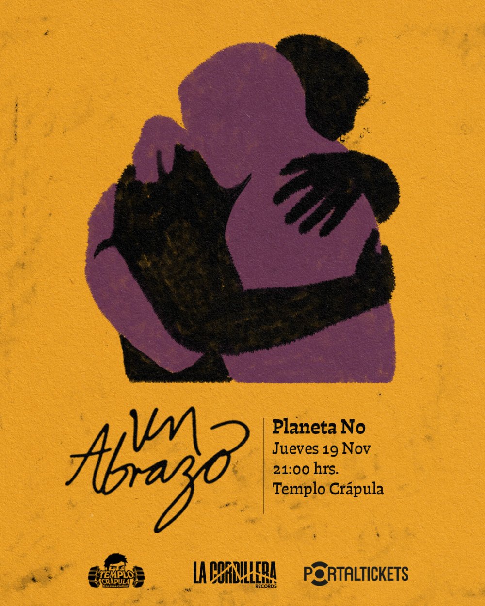 PLANETA NO: UN ABRAZO EN TEMPLO CRÁPULA, CONCEPCIÓN