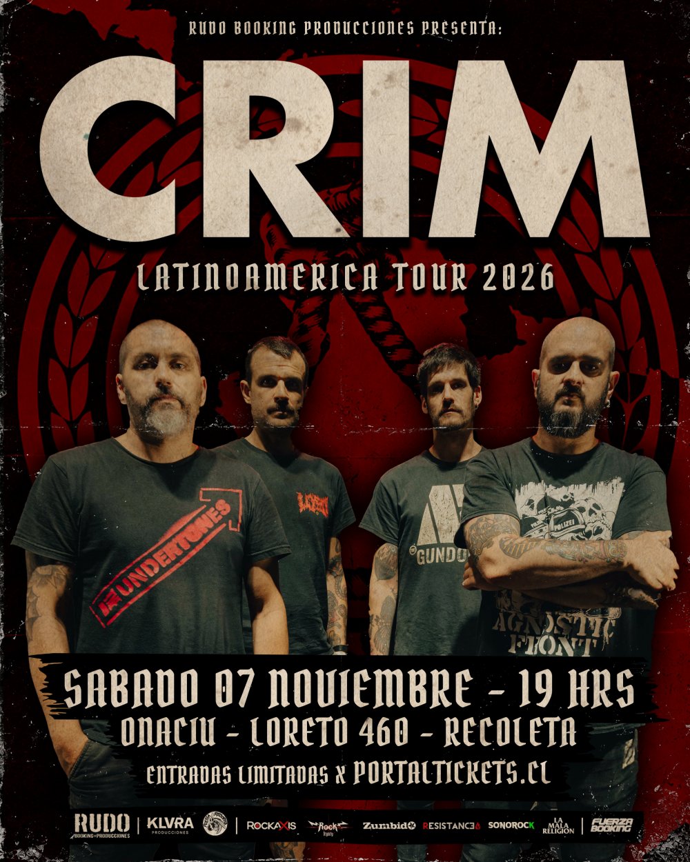 CRIM EN CHILE - ONACIÚ STAGE