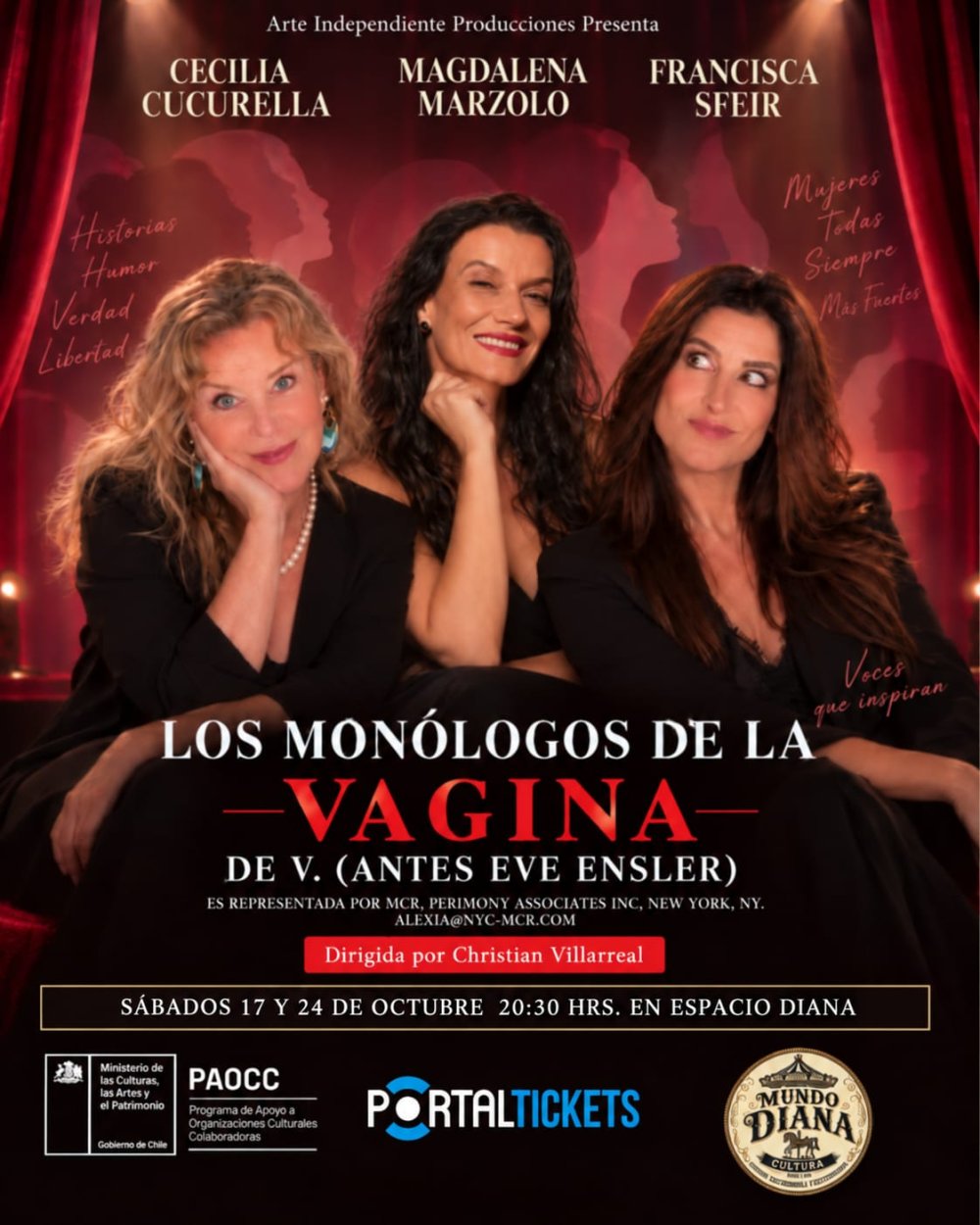 MONOLOGOS DE LA VAGINA EN ESPACIO DIANA - 24 DE OCTUBRE