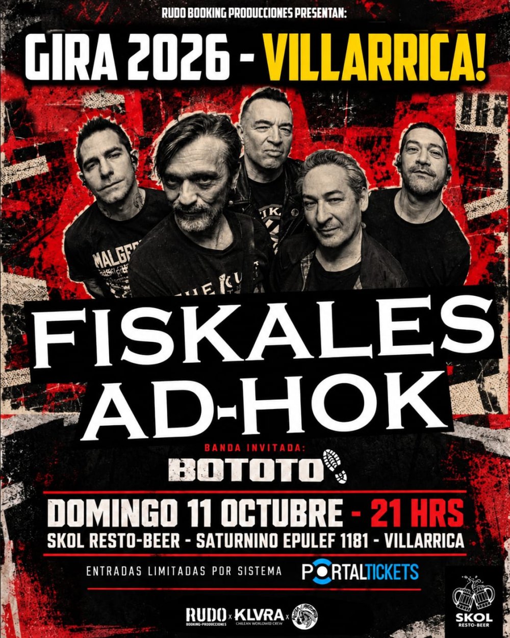 FISKALES EN VILLARRICA - SKOL RESTO BEER