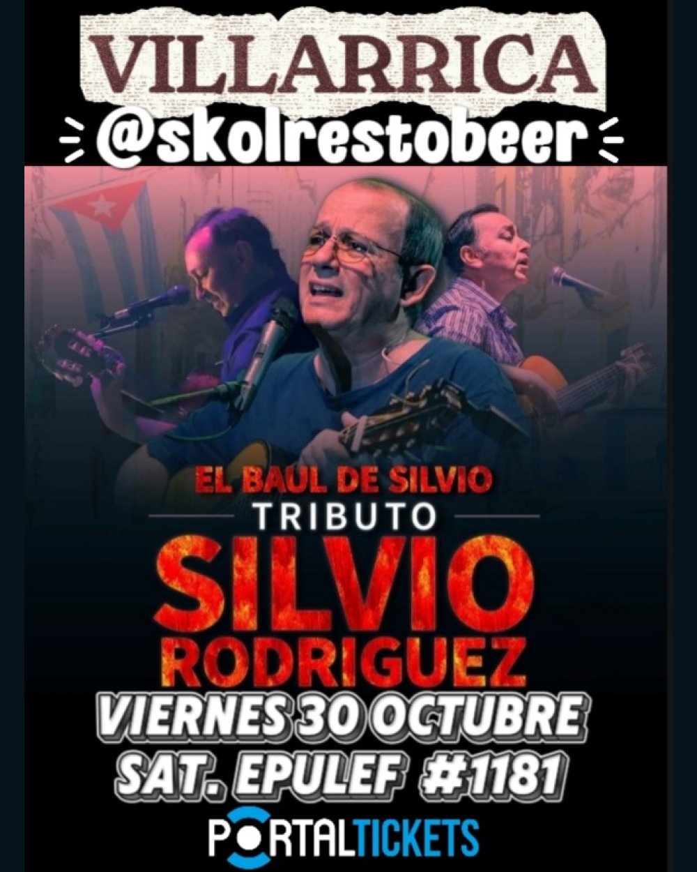 EL BAÚL DE SILVIO EN SKOL RESTO BEER, VILLARRICA