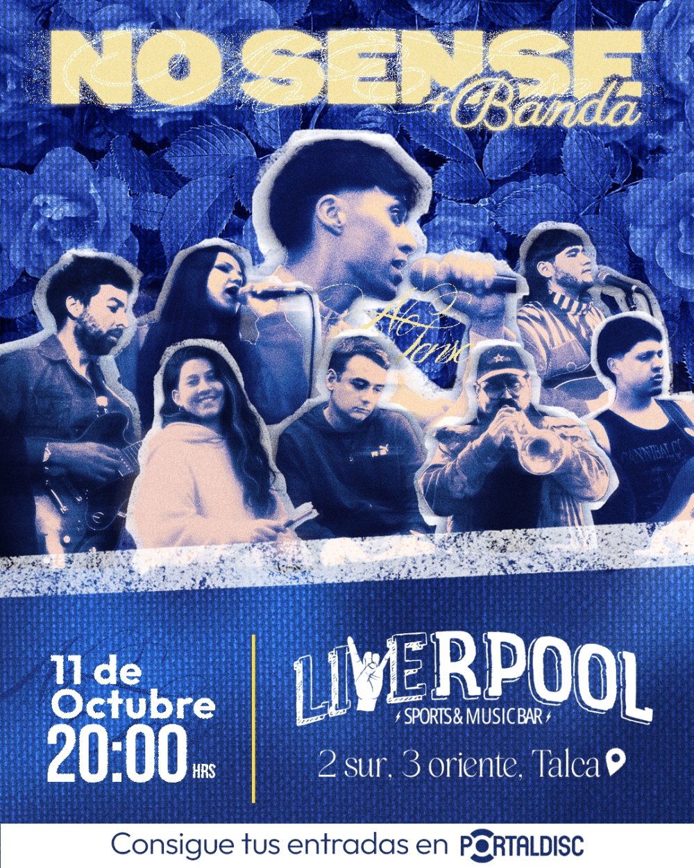 NO SENSE + BANDA EN LIVERPOOL, TALCA