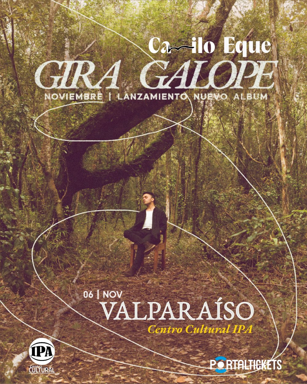 CAMILO EQUE LANZA GALOPE EN CENTRO CULTURAL IPA, VALPARAÍSO