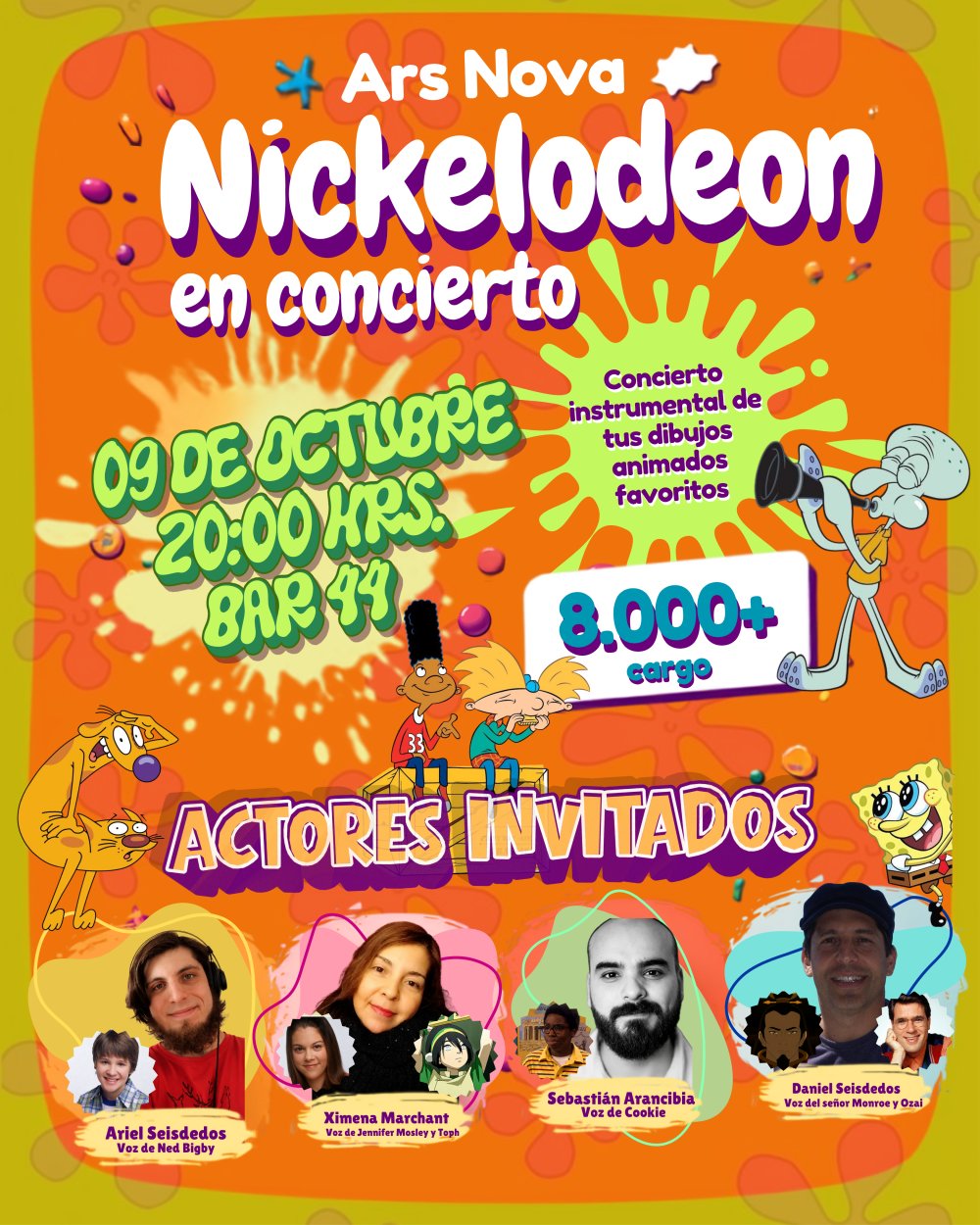 Afiche de NICKELODEON EN CONCIERTO V2
