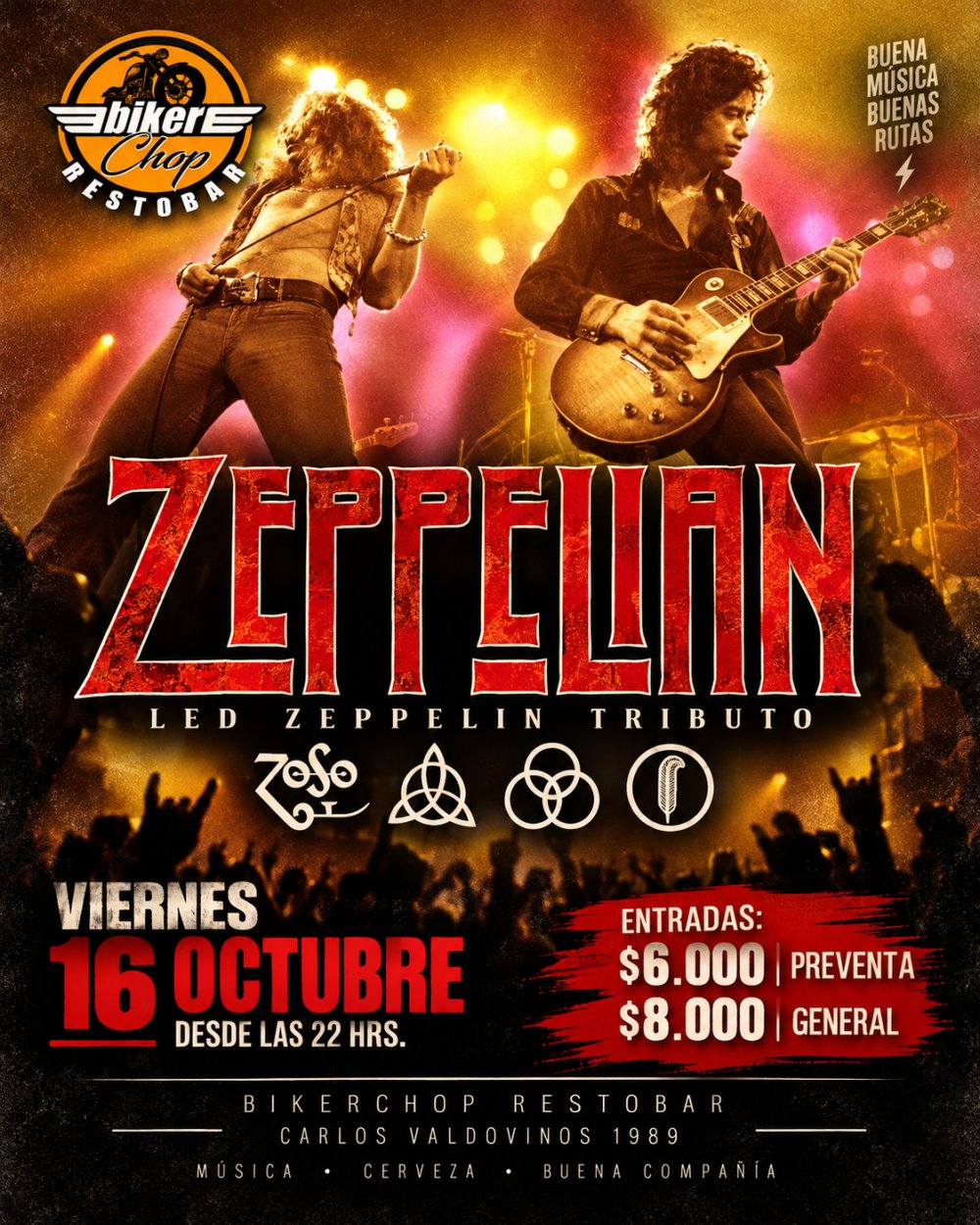 TRIBUTO A LED ZEPPELIN EN BIKER CHOP
