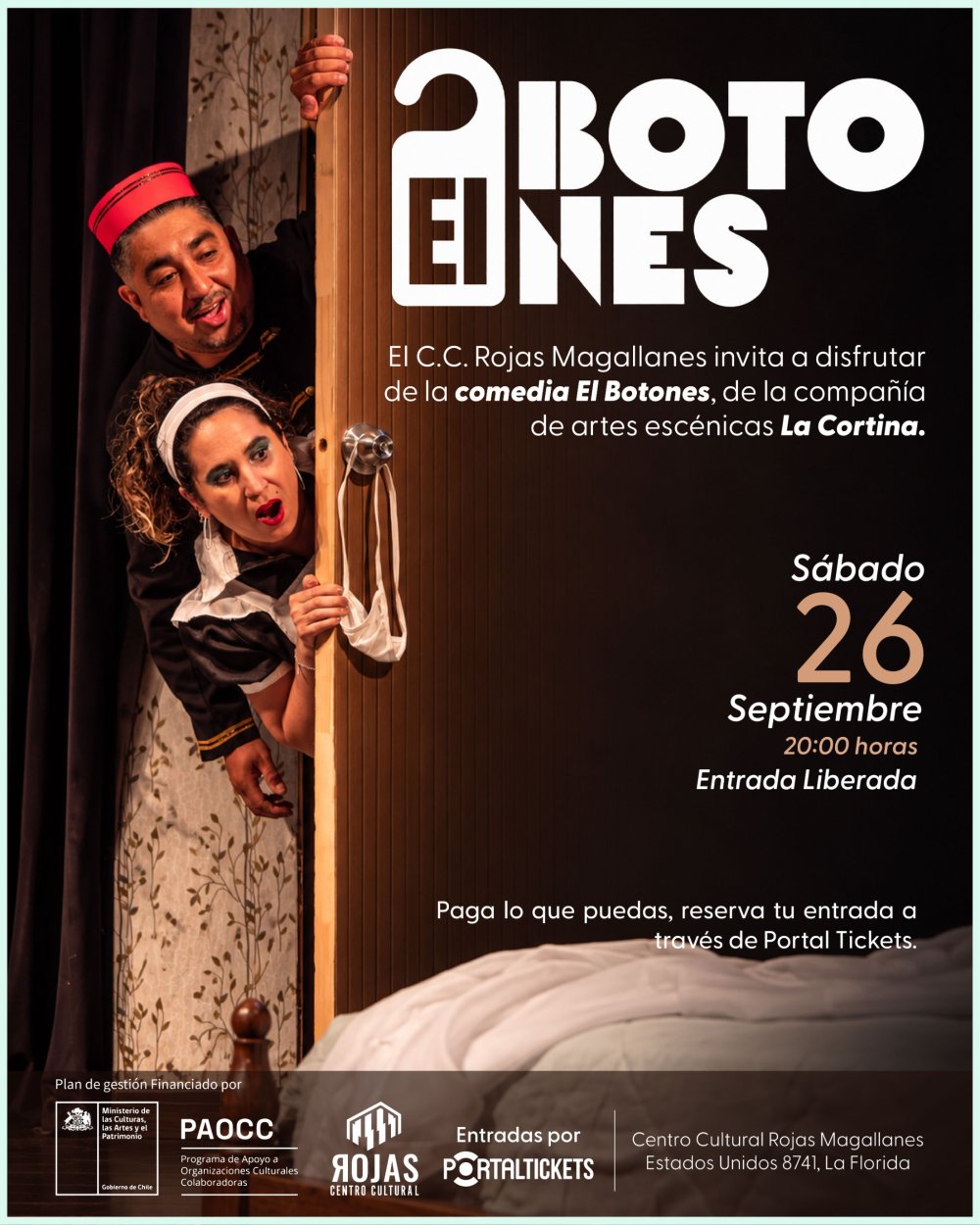 TEATRO EN ROJAS PRESENTA: EL BOTONES EN ROJAS MAGALLANES