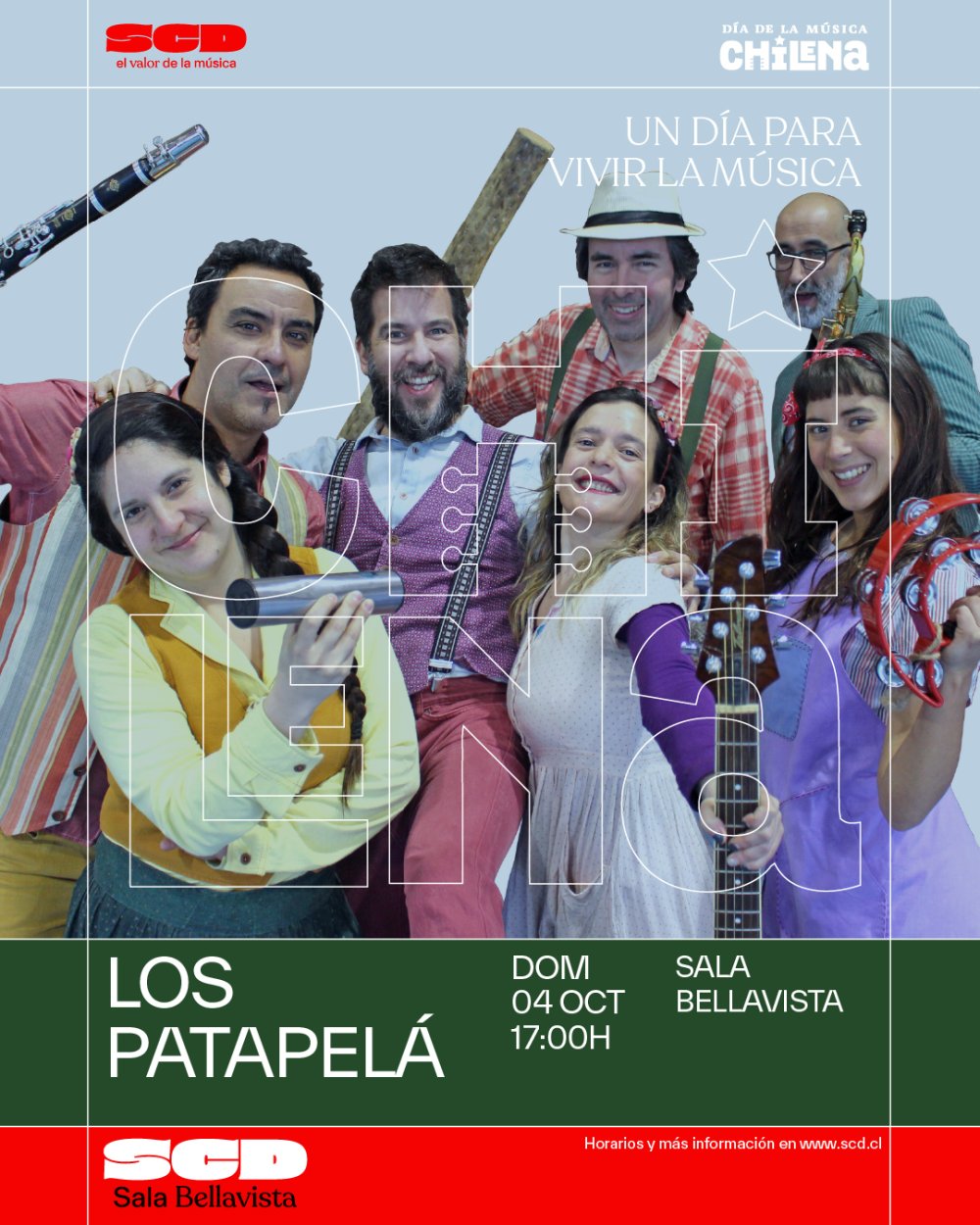 LOS PATAPELÁ: DÍA DE LA MÚSICA EN SALA SCD BELLAVISTA