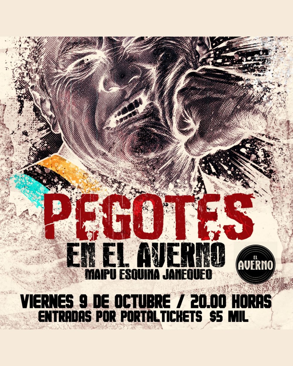 PEGOTES VUELVE AL AVERNO, CONCEPCIÓN