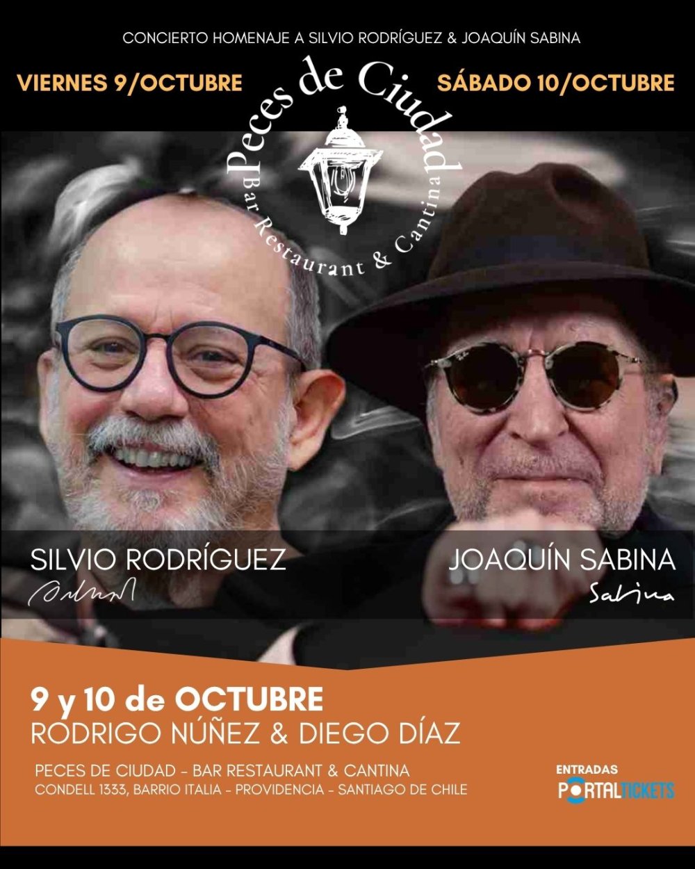 NOCHE DE SILVIO Y SABINA EN PECES DE CIUDAD