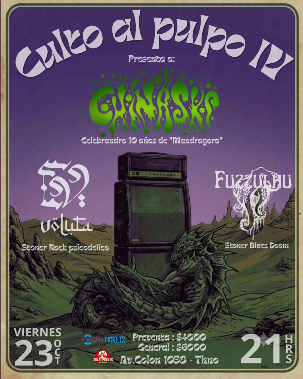 CULTO AL PULPO IV EN ZALSIPUEDES, TALCAHUANO