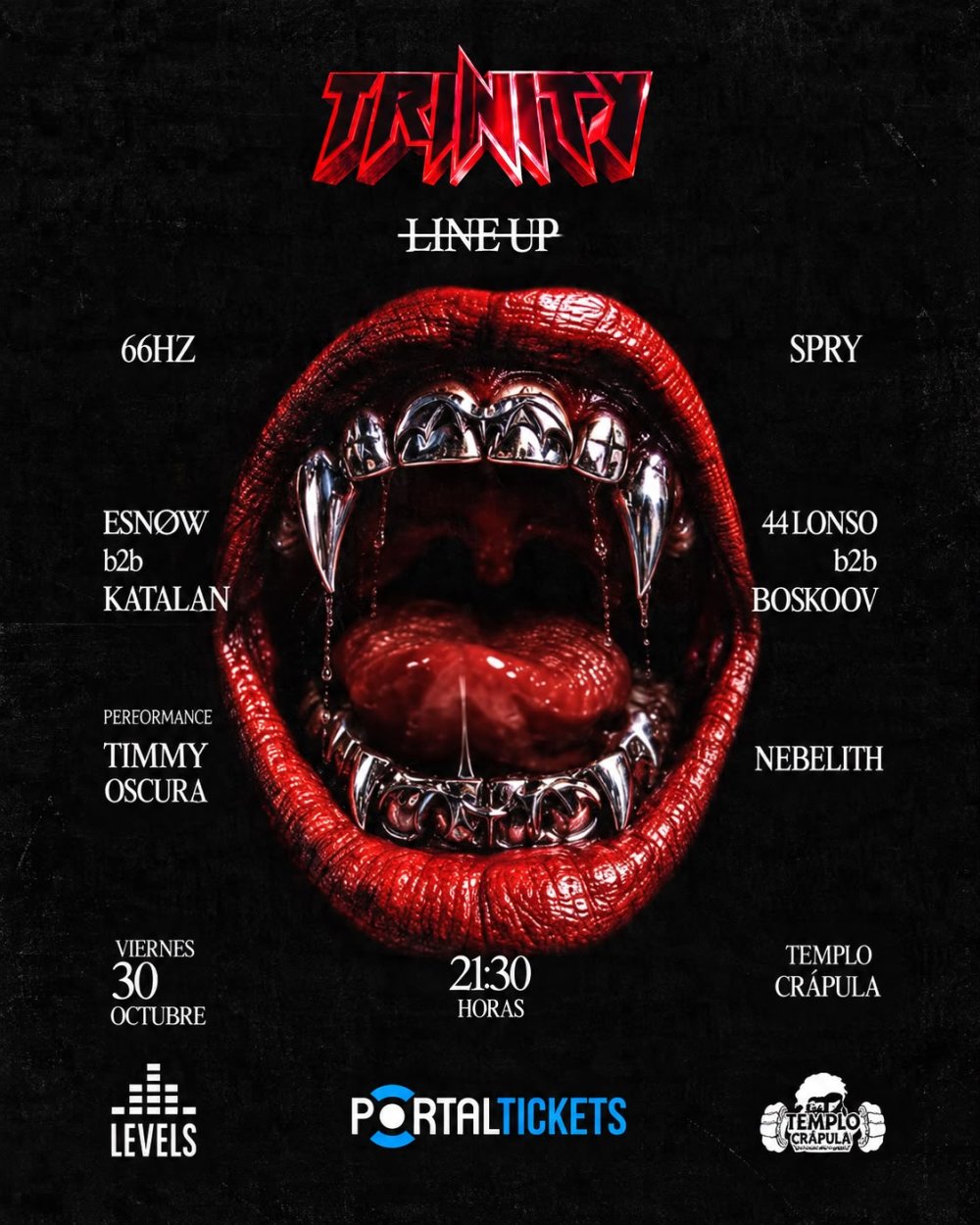 TRINITY PRESENTS: HOUSE OF THE VAMPIRE EN TEMPLO CRÁPULA, CONCEPCIÓN
