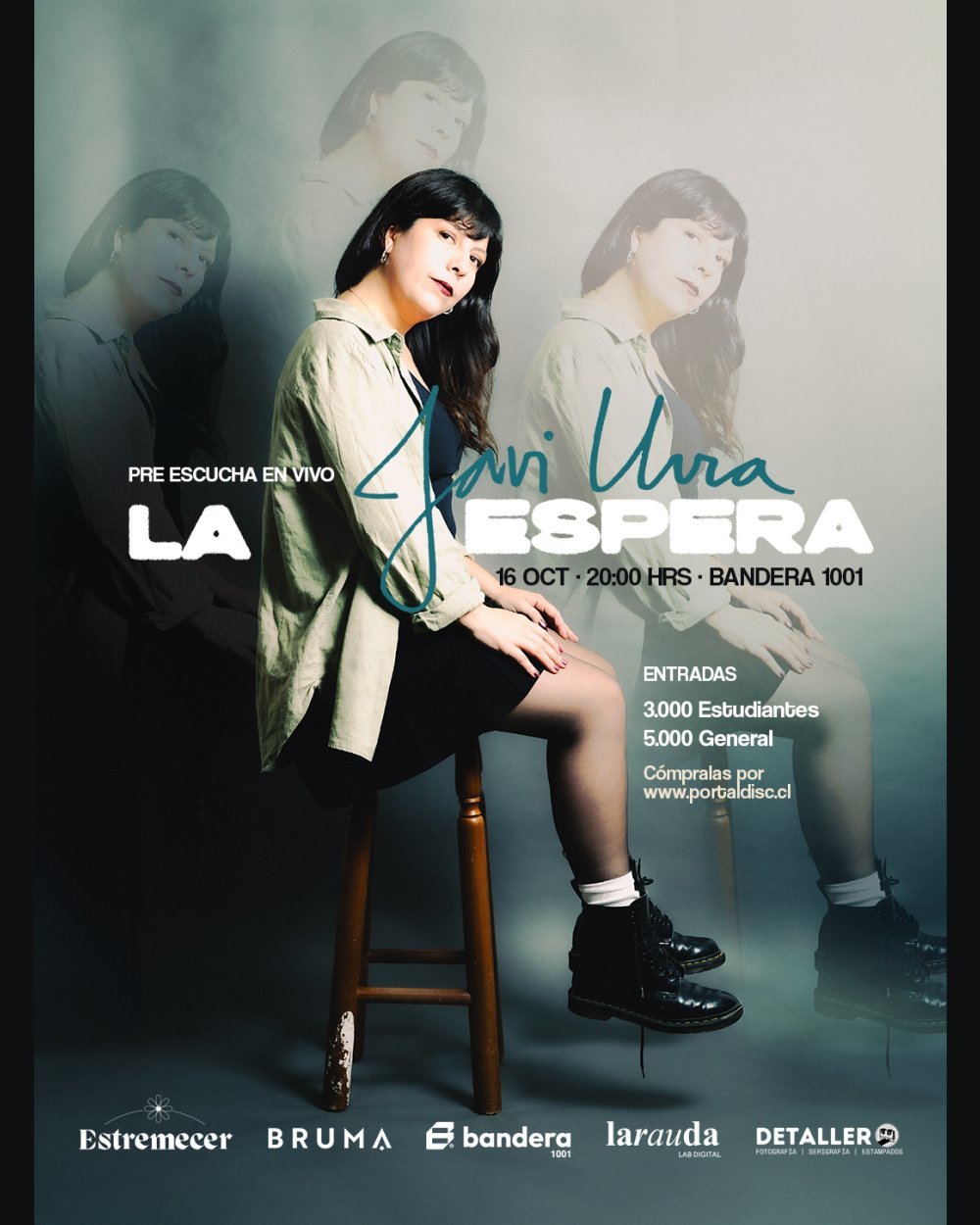 JAVI URRA PRESENTA: “LA ESPERA” PRE-ESCUCHA EN VIVO EN BANDERA 1001, CONCEPCIÓN