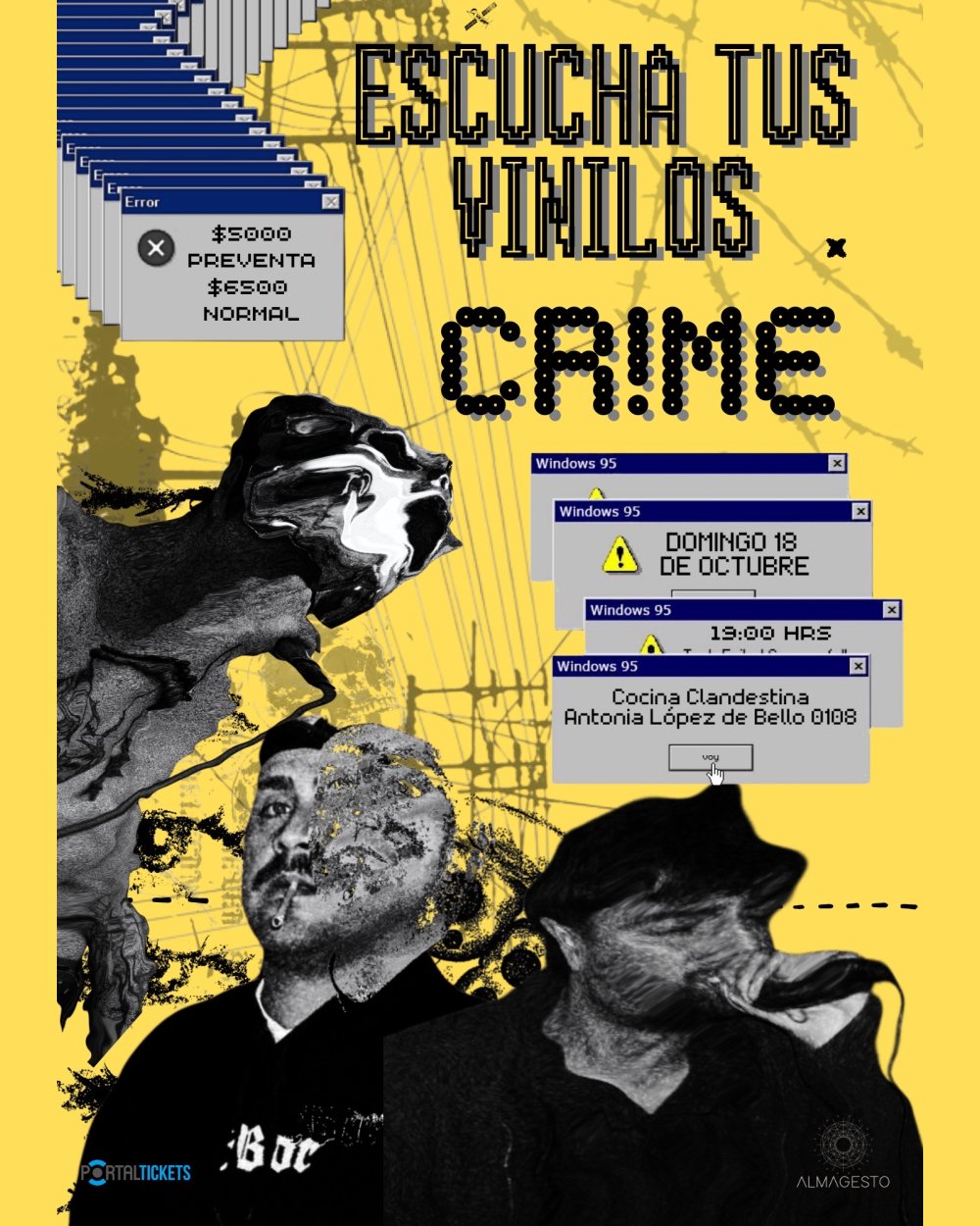 CR!ME + ESCUCHA TUS VINILOS EN COCINA CLANDESTINA