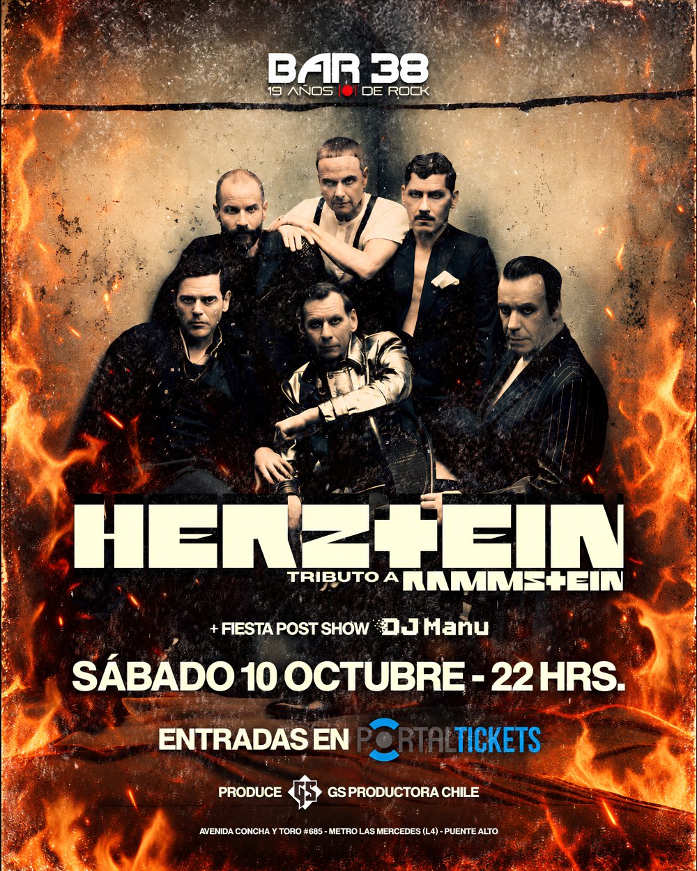 BAR38 PRESENTA: HERZTEIN TRIBUTO A RAMMSTEIN