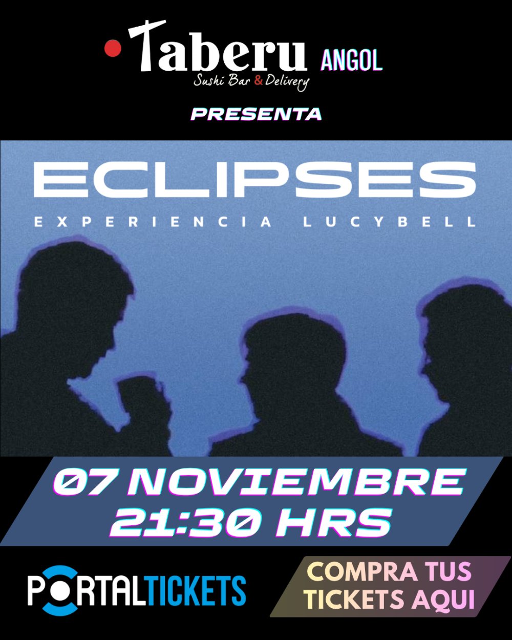 ECLIPSES: EXPERIENCIA LUCYBELL EN TABERU SUSHI, ANGOL