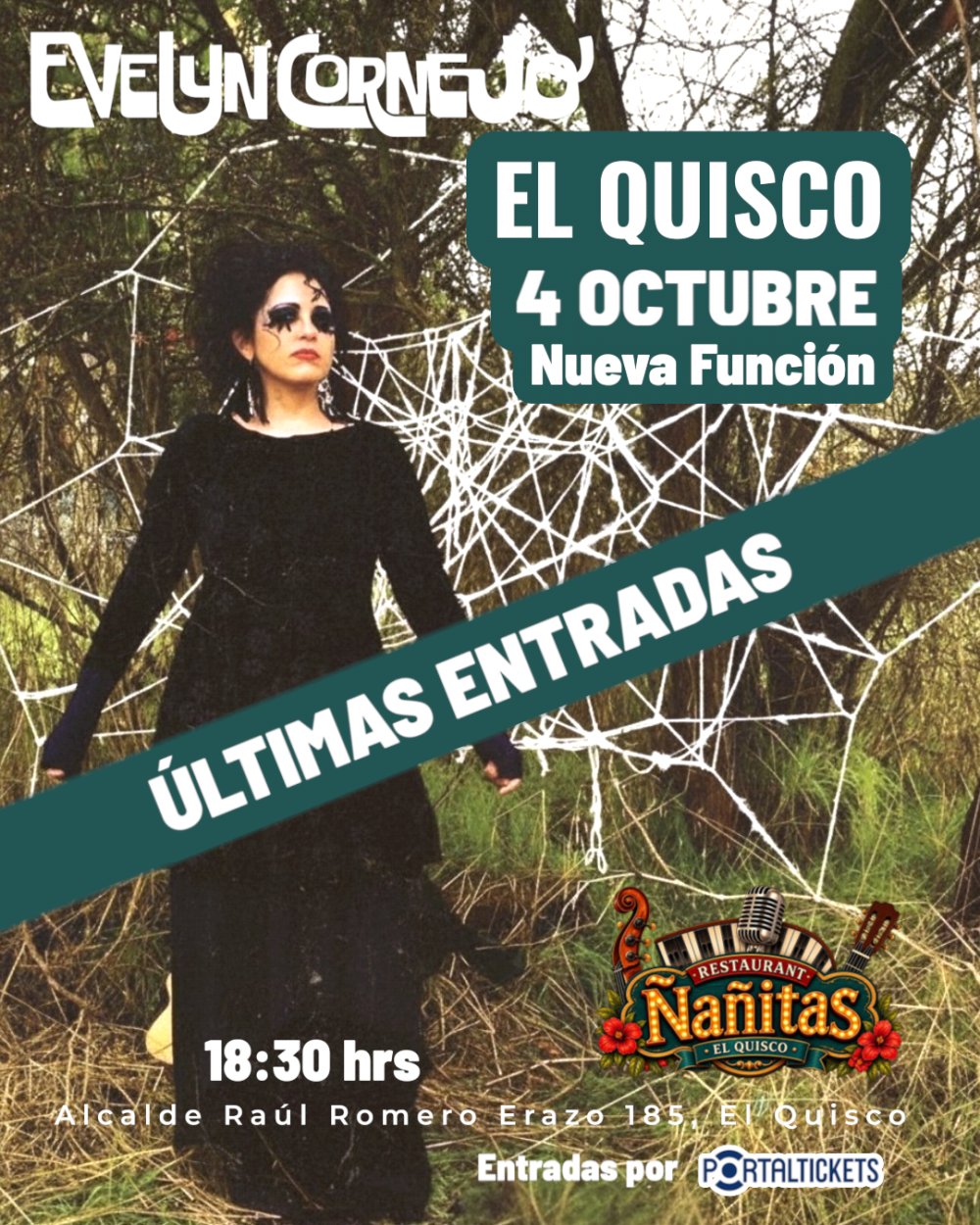 EVELYN CORNEJO EN EL QUISCO - SEGUNDA FUNCIÓN - CAFÉ ÑAÑITAS
