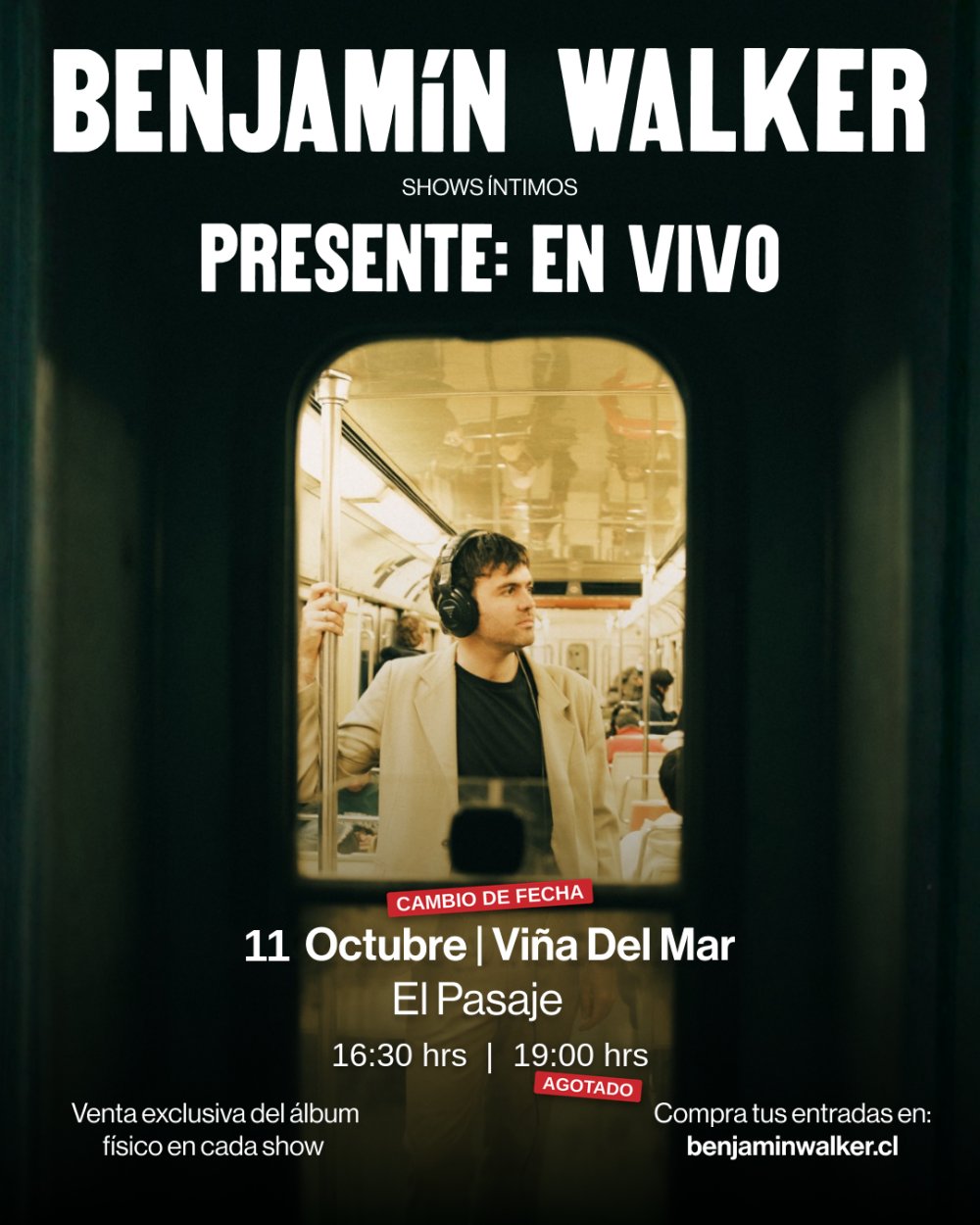 BENJAMÍN WALKER: SHOW ÍNTIMO EN VIÑA DEL MAR