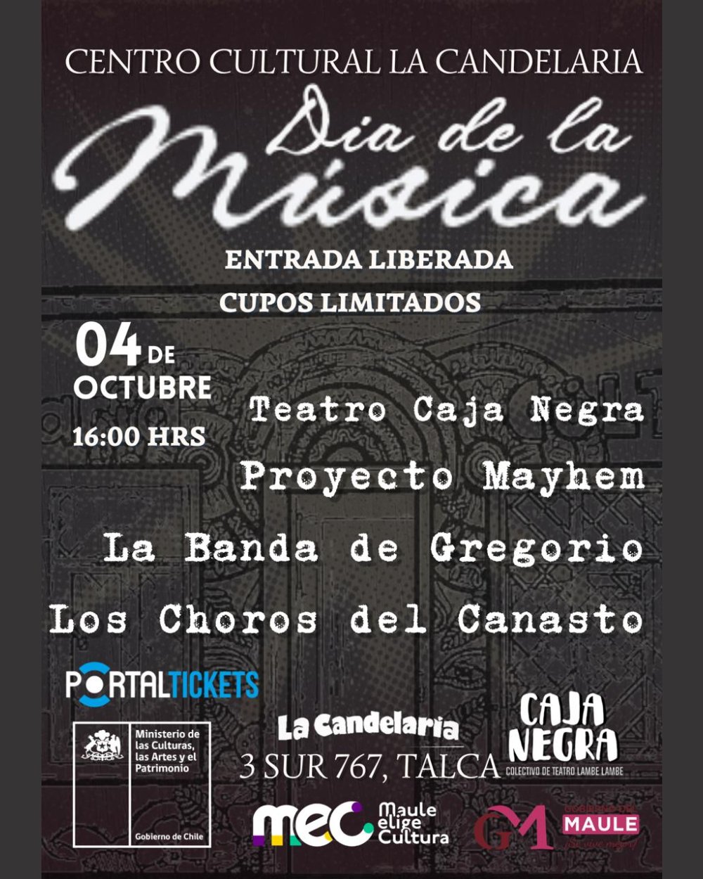 DÍA DE LA MÚSICA PARQUE CULTURAL LA CANDELARIA